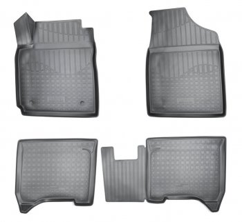 Комплект ковриков в салон Norplast Unidec Chery Bonus 3  (A19) (2013-2016) седан (Цвет: черный)
