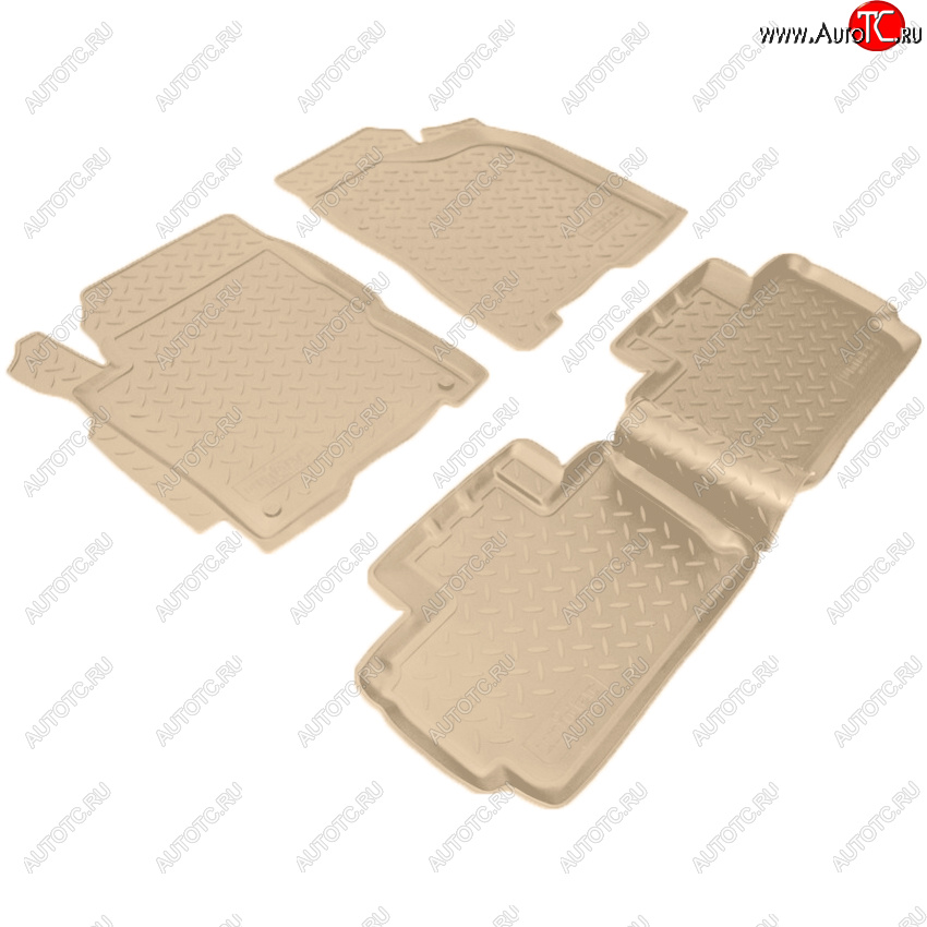 2 789 р. Коврики салона Norplast Unidec  Chery Bonus  (A13) - Very (Цвет: бежевый)  с доставкой в г. Керчь