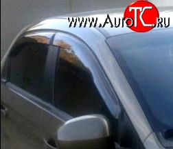 999 р. Комплект дефлекторов окон (ветровиков) 4 шт. (седан) Russtal Chery Bonus (A13) лифтбэк (2011-2016)  с доставкой в г. Керчь