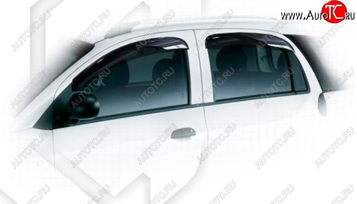 1 999 р. Дефлектора окон CA-Plastiс Chery Indis S18 (2011-2016) (Classic полупрозрачный)  с доставкой в г. Керчь