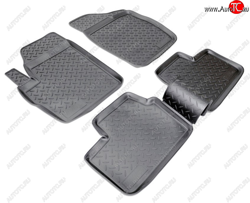 2 499 р. Комплект салонных ковриков Norplast  Chery Kimo  A1 (2008-2014) хэтчбэк (Цвет: черный)  с доставкой в г. Керчь