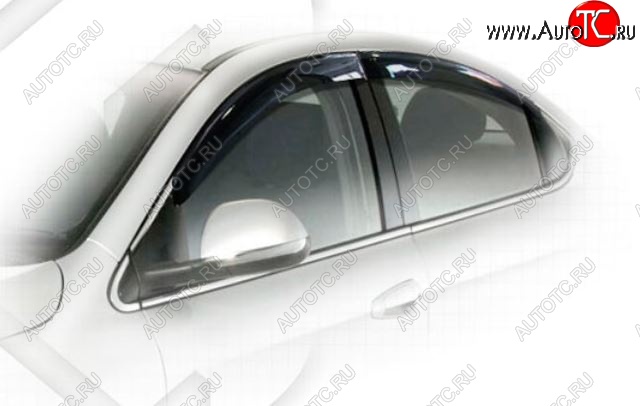 1 999 р. Дефлектора окон CA-Plastiс Chery M11 A3 хэтчбэк (2008-2017) (Classic полупрозрачный, Без хром.молдинга)  с доставкой в г. Керчь