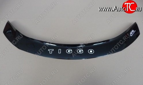 999 р. Дефлектор капота Russtal Chery Tiggo 5 (T21) дорестайлинг (2014-2017)  с доставкой в г. Керчь