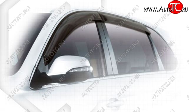 1 999 р. Дефлектора окон CA-Plastiс  Chery Tiggo 5  (T21) (2014-2020) дорестайлинг, рестайлинг (Classic полупрозрачный, Без хром.молдинга)  с доставкой в г. Керчь