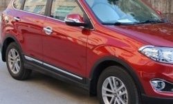 3 049 р. Накладки на зеркала СТ Chery Tiggo 5 (T21) дорестайлинг (2014-2017) (Неокрашенные)  с доставкой в г. Керчь. Увеличить фотографию 3