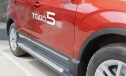 16 199 р. Пороги CT Chery Tiggo 5 (T21) дорестайлинг (2014-2017)  с доставкой в г. Керчь. Увеличить фотографию 3