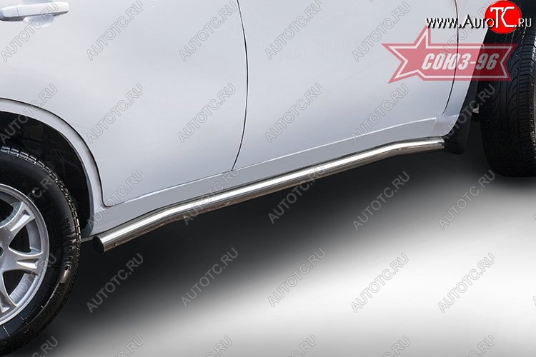9 719 р. Защита порогов Souz-96 (d60) Chery Tiggo T11 рестайлинг (2013-2016)  с доставкой в г. Керчь