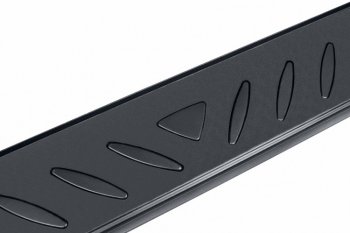 17 399 р. Пороги алюминиевые Slitkoff  Chery Tiggo 7 PRO (2019-2025) (Elite Black)  с доставкой в г. Керчь. Увеличить фотографию 3
