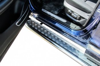 17 699 р. Защита порогов Slitkoff (Ø 57 мм, с листом)  Chery Tiggo 8  1 T18 (2019-2023) рестайлинг  с доставкой в г. Керчь. Увеличить фотографию 6