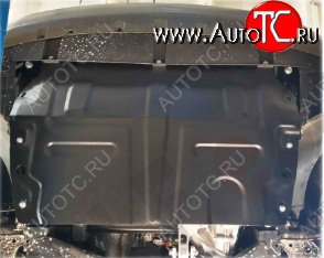 8 699 р. Защита картера двигателя и КПП (малая, V-1,5T; 2,0) Alfeco  Chery Tiggo 8  1 T18 (2019-2023) рестайлинг (Алюминий 3 мм)  с доставкой в г. Керчь