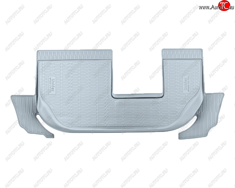 1 229 р. Коврики салона Norplast Unidec (3 ряд)  Chery Tiggo 8 PRO (2021-2025) (серый)  с доставкой в г. Керчь