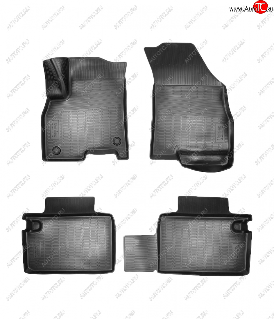 2 199 р. Коврики салона Norplast Unidec Chery Tiggo 8 PRO (2021-2025) (черные)  с доставкой в г. Керчь