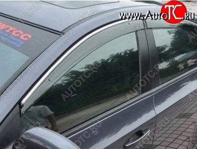 4 749 р. Комплект дефлекторов окон (ветровиков) 4 шт. CT Chery Tiggo T11 дорестайлинг (2005-2013)  с доставкой в г. Керчь