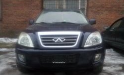 1 469 р. Сетка на бампер Russtal (черная) Chery Tiggo T11 дорестайлинг (2005-2013)  с доставкой в г. Керчь. Увеличить фотографию 4