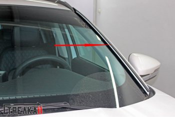 1 699 р. Водостоки лобового стекла Стрелка 11 EXEED TXL 1-ый рестайлинг (2021-2025)  с доставкой в г. Керчь. Увеличить фотографию 2
