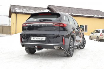 20 379 р. Фаркоп Petroil Tuning (съемный квадрат) EXEED TXL 1-ый рестайлинг (2021-2025)  с доставкой в г. Керчь. Увеличить фотографию 5