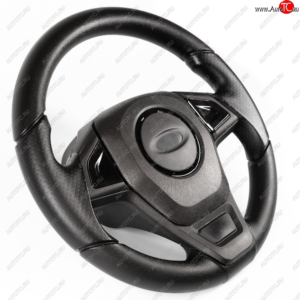3 199 р. Рулевое колесо Барс-Т Премиум (Ø360 мм, под знак Lada)  Chevrolet Niva  2123 (2002-2020), Лада 2110 (1995-2007), Лада 2111 (1998-2009), Лада 2112 (1999-2009), Лада 2123 (Нива Шевроле) (2002-2021), Лада Калина ( 1117,  1118,  1119,  2192,  2194) (2004-2018), Лада Калина Спорт ( 1119,  2192) (2008-2018), Лада Нива Трэвел (2021-2025), Лада Приора ( 2170,  2171,  2172,  21728) (2007-2018) (Черный+)  с доставкой в г. Керчь