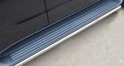 15 449 р. Защита порогов из круглой трубы диаметром 42 мм SLITKOFF  Chevrolet Trailblazer  GM800 (2012-2016) дорестайлинг  с доставкой в г. Керчь. Увеличить фотографию 3