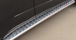 24 649 р. Широкая защита порогов SLITKOFF  Chevrolet Trailblazer  GM800 (2012-2016) дорестайлинг  с доставкой в г. Керчь. Увеличить фотографию 2