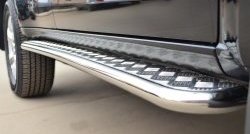24 649 р. Широкая защита порогов SLITKOFF  Chevrolet Trailblazer  GM800 (2012-2016) дорестайлинг  с доставкой в г. Керчь. Увеличить фотографию 3