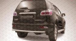 Одинарная защита заднего бампера из трубы диаметром 57 мм Slitkoff Chevrolet Trailblazer  GM800 (2012-2016) дорестайлинг