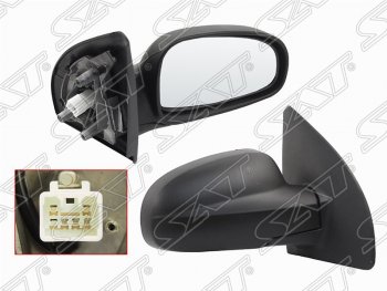 Правое зеркало заднего вида SAT (электрическое) Chevrolet Aveo ( T250,  T300) (2006-2015) хэтчбек 5 дв рестайлинг, хэтчбек