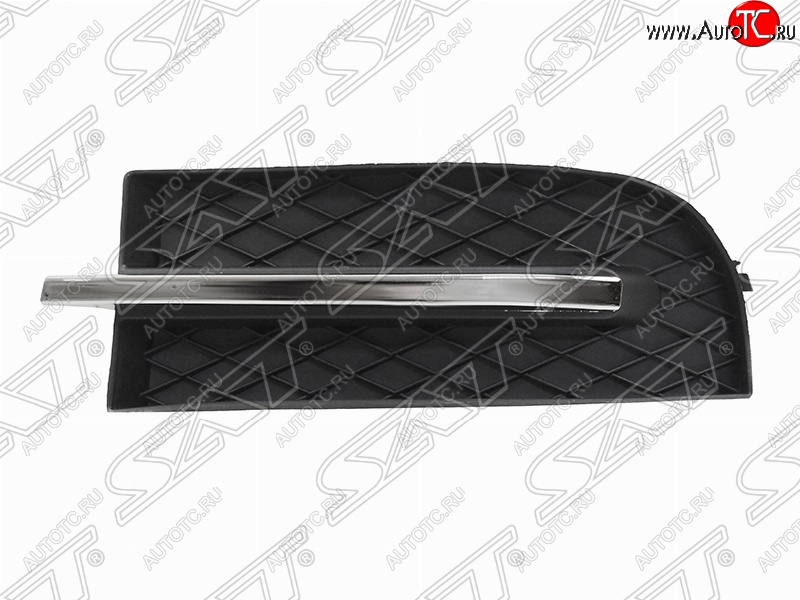 699 р. Правая Заглушка ПТФ в бампер SAT (хром) Chevrolet Aveo T250 седан рестайлинг (2006-2011)  с доставкой в г. Керчь