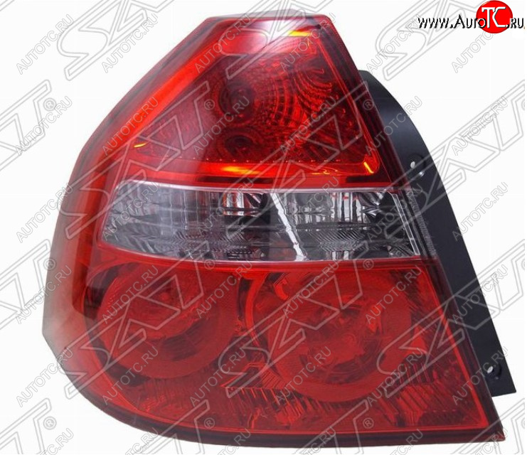2 199 р. Левый задний фонарь SAT Chevrolet Aveo T250 седан рестайлинг (2006-2011)  с доставкой в г. Керчь