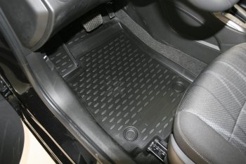 2 279 р. Коврики в салон (полиуретан) Element  Chevrolet Aveo T300 седан (2011-2015)  с доставкой в г. Керчь. Увеличить фотографию 3