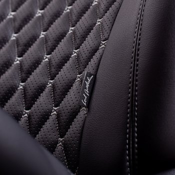 10 899 р. Чехлы для сидений Lord Autofashion Байрон (экокожа, раздельная спинка)  Chevrolet Aveo  T300 (2011-2015) седан, хэтчбек (Черный, вставка черная, строчка серая)  с доставкой в г. Керчь. Увеличить фотографию 2