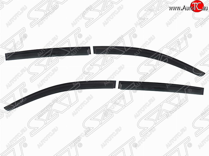 1 379 р. Дефлектора окон SAT (комплект)  Chevrolet Aveo  T300 (2011-2015) хэтчбек  с доставкой в г. Керчь