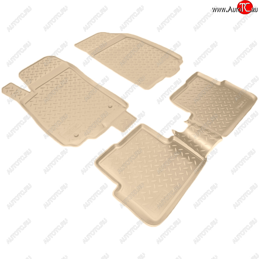 2 899 р. Коврики салона Norplast Unidec  Chevrolet Aveo  T300 (2011-2015) седан, хэтчбек (Цвет: бежевый)  с доставкой в г. Керчь