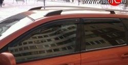 Комплект дефлекторов окон (ветровиков) 4 шт. (рестайлинг) Russtal Chevrolet Aveo T200 хэтчбек 5 дв (2002-2008)