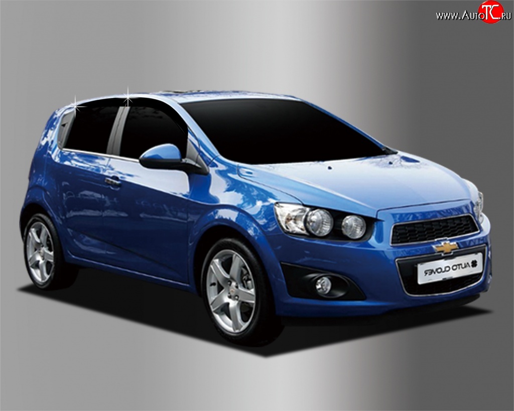 899 р. Дефлектора окон Avtoclover Chevrolet Aveo T300 хэтчбек (2011-2015)  с доставкой в г. Керчь