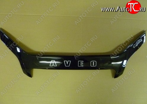 999 р. Дефлектор капота (рестайлинг) Russtal Chevrolet Aveo T200 седан (2003-2008)  с доставкой в г. Керчь