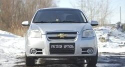 1 099 р. Защитная сетка решетки переднего бампера RA Chevrolet Aveo T250 седан рестайлинг (2006-2011)  с доставкой в г. Керчь. Увеличить фотографию 3