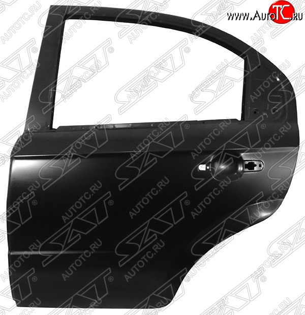 5 999 р. Левая задняя дверь SAT  Chevrolet Aveo  T250 (2006-2011) седан рестайлинг (Неокрашенная)  с доставкой в г. Керчь