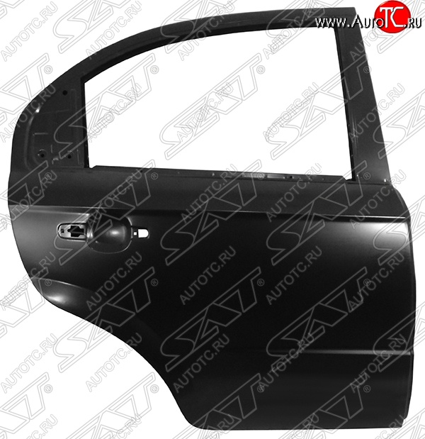 5 999 р. Правая задняя дверь SAT Chevrolet Aveo T250 седан рестайлинг (2006-2011) (Неокрашенная)  с доставкой в г. Керчь