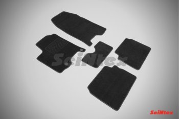 Комплект ворсовых ковриков в салон LUX Seintex Chevrolet Aveo  T200 (2002-2008) хэтчбек 5 дв, седан