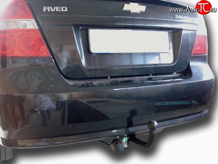 9 299 р. Фаркоп Leader Chevrolet Aveo T250 седан рестайлинг (2006-2011) (Без электропакета и розетки)  с доставкой в г. Керчь