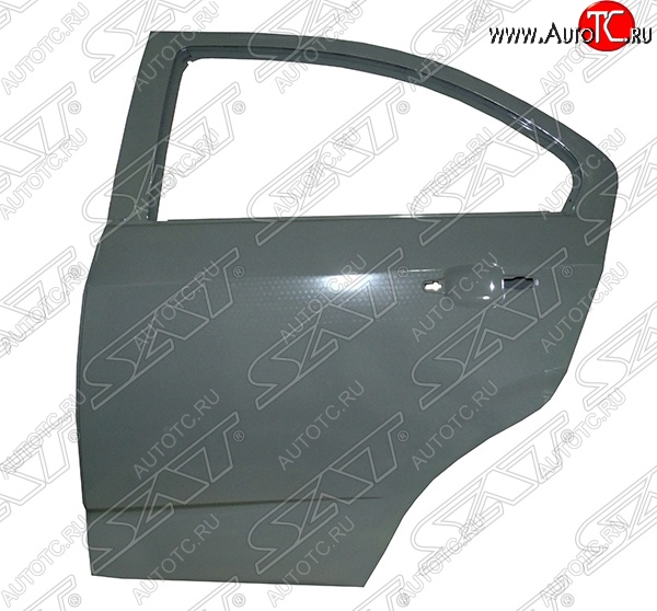 13 649 р. Левая дверь задняя SAT  Chevrolet Aveo  T300 (2011-2015) седан (Неокрашенная)  с доставкой в г. Керчь