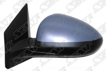 Левое боковое зеркало заднего вида SAT (регулировка, 3 контакта) Chevrolet Aveo  T300 (2011-2015) седан, хэтчбек