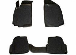 Комплект ковриков в салон Aileron 4 шт. (полиуретан, покрытие Soft) Chevrolet Aveo  T300 (2011-2015) седан, хэтчбек