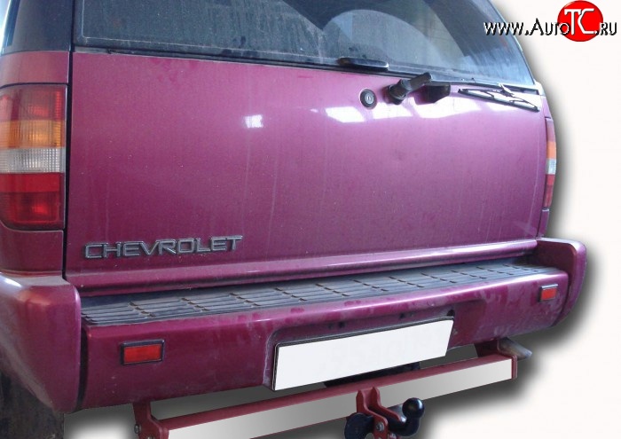 7 949 р. Фаркоп Лидер Плюс (с нерж. пластиной)  Chevrolet Blazer  S15 (1995-1997) 5 дв. дорестайлинг (Без электропакета)  с доставкой в г. Керчь