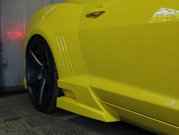 27 499 р. Пороги накладки MV Tuning. Chevrolet Camaro дорестайлинг (2008-2014) (Неокрашенные)  с доставкой в г. Керчь. Увеличить фотографию 2