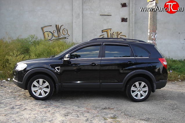 3 199 р. Дефлекторы окон (ветровики) Novline 4 шт. Chevrolet Captiva  дорестайлинг (2006-2011)  с доставкой в г. Керчь