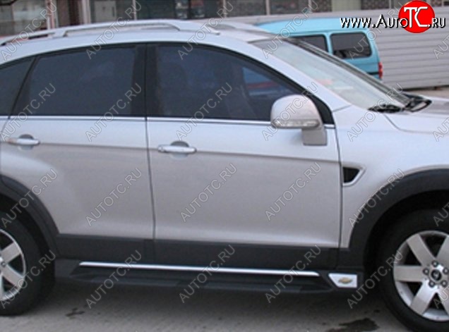 13 999 р. Пороги CT v2 Chevrolet Captiva  дорестайлинг (2006-2011)  с доставкой в г. Керчь