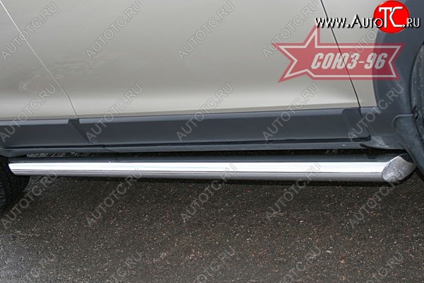 14 984 р. Защита порогов Souz-96 (d76) Chevrolet Captiva  дорестайлинг (2006-2011)  с доставкой в г. Керчь