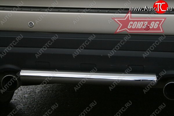 8 009 р. Защита заднего бампера Souz-96 (d60) Chevrolet Captiva  дорестайлинг (2006-2011)  с доставкой в г. Керчь