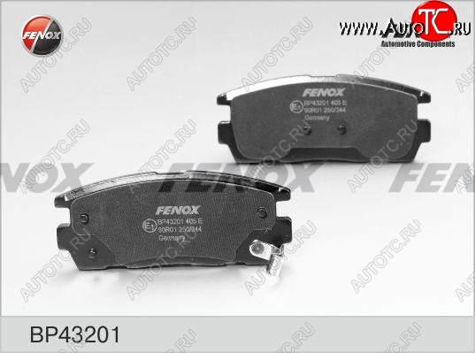 1 659 р. Колодка заднего дискового тормоза FENOX Chevrolet Captiva 2-ой рестайлинг (2013-2016)  с доставкой в г. Керчь